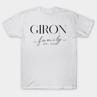 Giron Family EST. 2020, Surname, Giron T-Shirt